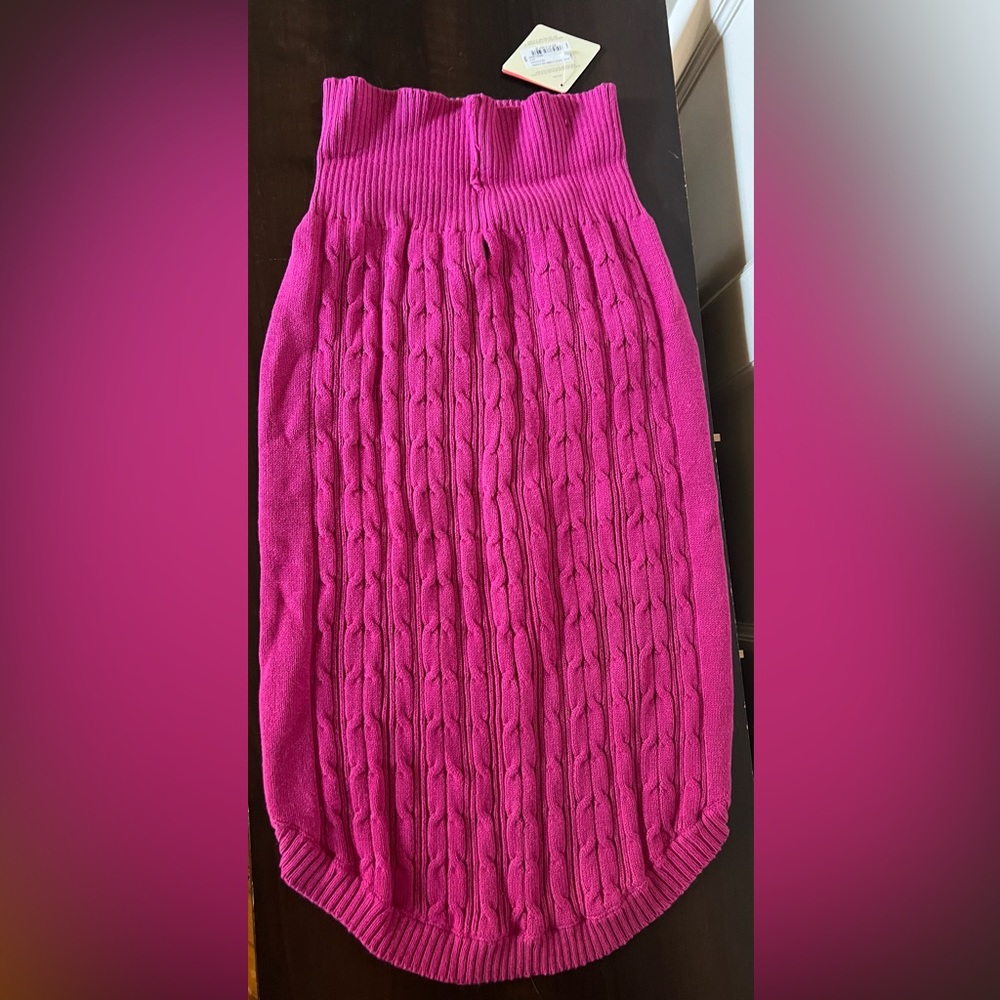 NWT Pink XXL dog sweater, St John’s Bark